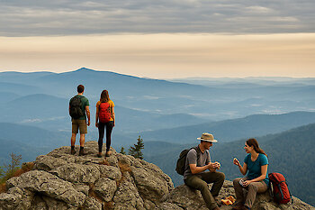 Goldweg Wanderweg im Bayerischen Wald